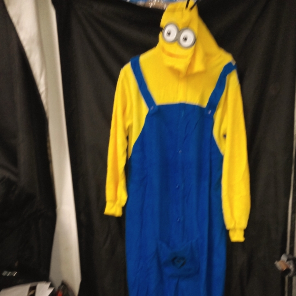 Minions onesie costume footsie bodysuit jumpsuit pajamas